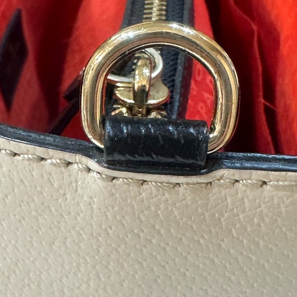 Kate Spade Cedar Street Colorblock Hayden CrossbodySatchel - Ivory/Cream & Black - Picture 10 of 13